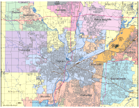Dayton, OH City Map