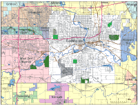 View larger image of Des Moines, IA City Map