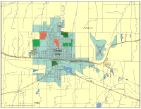 Dodge City, KS City Map
