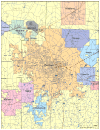Dothan, AL City Map