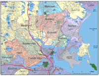 Everett, MA City Map