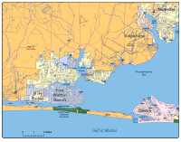 Fort Walton Beach, FL City Map