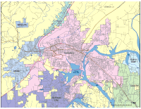 Gadsden, AL City Map