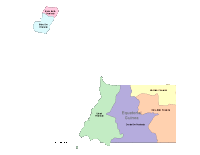 Equatorial Guinea Map with Administrative Borders