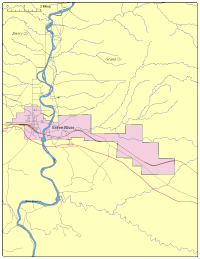 Green River, UT City Map