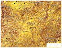 China Vector Maps Guizhou Province Shaded Relief