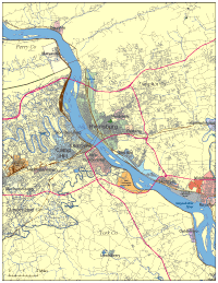 Harrisburg, PA City Map