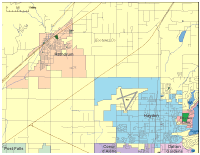 Hayden, ID City Map