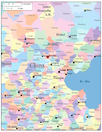 China Vector Maps Hebei Province