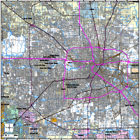 Houston, TX City Map