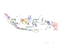 Indonesia Map with Administrative Borders