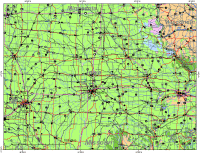 Iowa Map High Detail