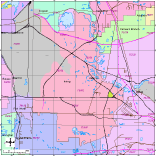 Irving, TX City Map with Roads, Highways & Zip Codes