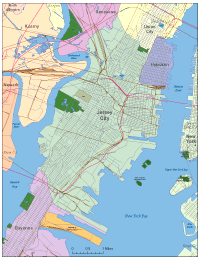 Jersey City, NJ City Map