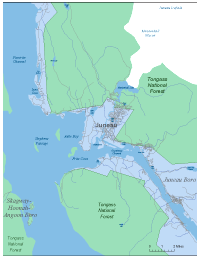 Juneau, AK City Map