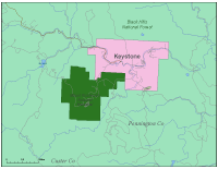 Keystone, SD City Map