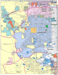 Lakewood, CO City Map