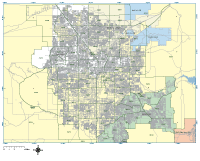 View larger image of Las Vegas Zip Code Map (Poster Size)