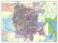 View larger image of Las Vegas Arterial Wall Map