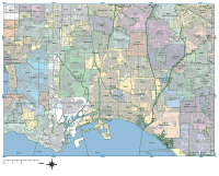 View larger image of Long Beach Zip Code Map (Poster Size)