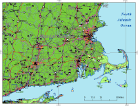 View larger image of Massachusetts Map High Detail