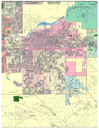 Mesa, AZ City Map