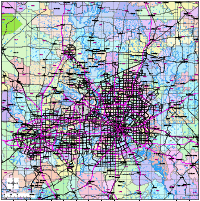 Dallas Metro Area Zip Code Map