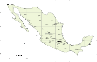 View larger image of Mexico Outline Map with all Cities & Villages