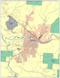 View larger image of Missoula, MT City Map