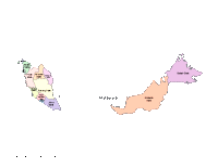 View larger image of Malaysia Map with Administrative Borders