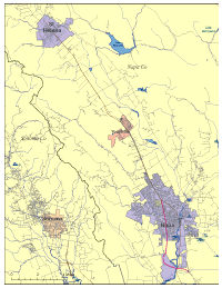 Napa Sonoma Valley, CA City Map