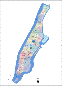 New York County Map