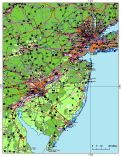 New Jersey Map High Detail