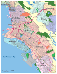 Oakland, CA City Map