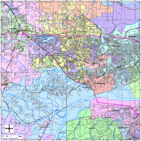 O'Fallon, MO City Map with Roads & Highways