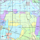 Pearland, TX City Map with Roads, Highways & Zip Codes