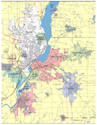 Peoria, IL City Map