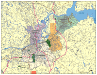 Petersburg, VA City Map