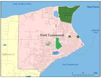 View larger image of Port Townsend, WA City Map