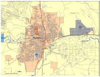 Pueblo, CO City Map