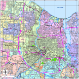 Rochester, NY City Map with Roads & Highways