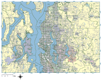 View larger image of Seattle Zip Code Map (Poster Size)