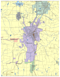 Sherman, TX City Map