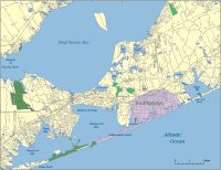 Southampton, NY City Map