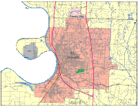 St Joseph, MO City Map