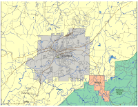 Talladega, AL City Map