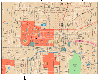 Tallahassee Street Map (High Detail)