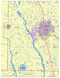 View larger image of Tifton, GA City Map