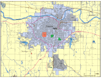 Topeka, KS City Map