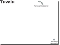 Tuvalu Map with Administrative Borders